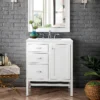 Addison 30" Single Vanity Cabinet in Glossy White