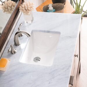 Addison 36 single vanity cabinet single bathroom vanity james martin vanities mid century acacia carrara white marble 563612 bathusa inc.