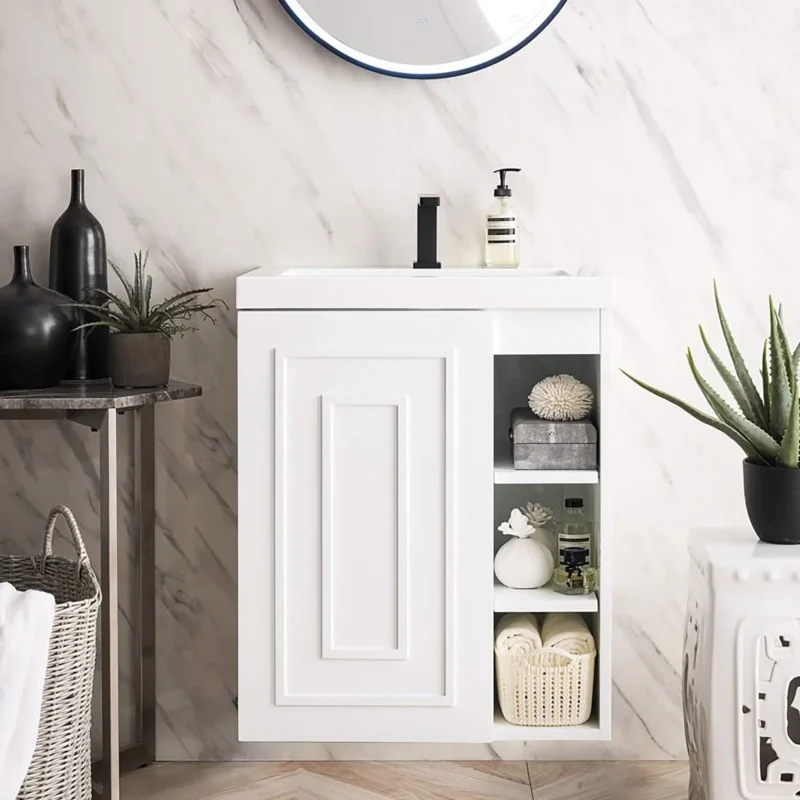 Alicante 24" Single Vanity in Glossy White