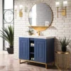 Alicante' 39.5" Single Vanity in Azure Blue