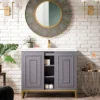 Alicante' 39.5" Single Vanity in Gray Smoke