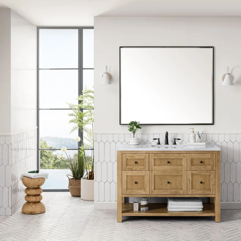 Breckenridge 48" Single Vanity in Light Natural Oak