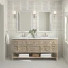 Breckenridge 72" Double Vanity in Whitewashed Oak