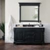 Brookfield 60" Single Bathroom Vanity in Antique Black