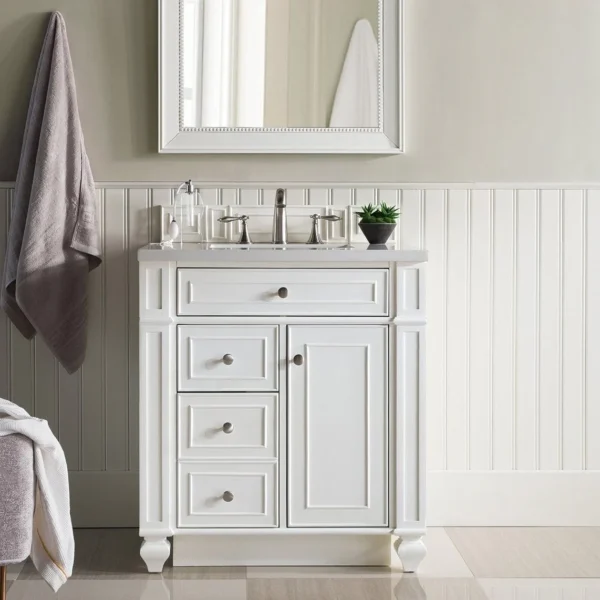 Bristol 30" Single Vanity in Bright White