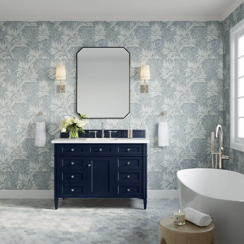 Brittany 48" Single Bathroom Vanity in Victory Blue