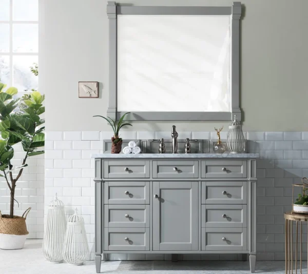 Brittany 48" Single Bathroom Vanity in Urban Gray