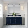 Brittany 60" Double Bathroom Vanity in Victory Blue