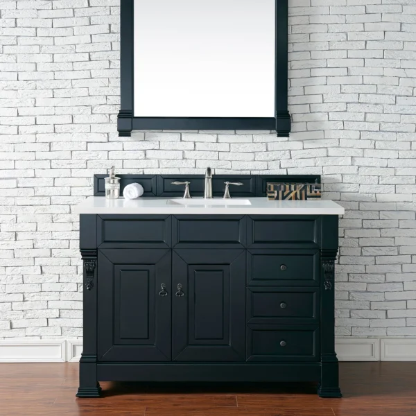 Brookfield 48" Single Bathroom Vanity in Antique Black