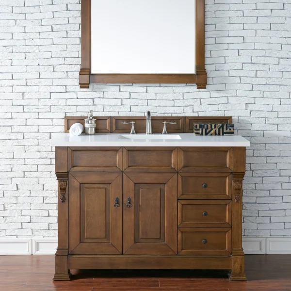 Brookfield 48" Single Bathroom Vanity in Country Oak