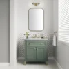 Chicago 30" Single Bathroom Vanity in Smokey Celadon