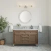 Chicago 48" Single Bathroom Vanity in Whitewashed Walnut