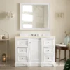 De Soto 48" Single Bathroom Vanity in Bright White