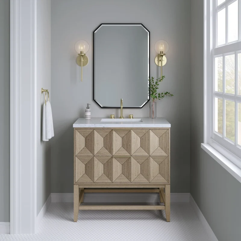 Emmeline 36" Vanity in Pebble Oak