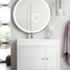 Linear 36" Single Bathroom Vanity in Glossy White