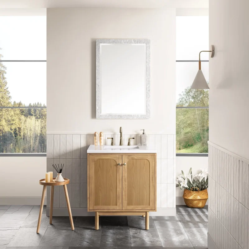 Laurent 30" Single Vanity in Light Natural Oak
