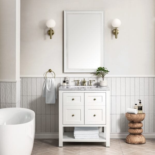 Breckenridge 30" Single Vanity in Bright White