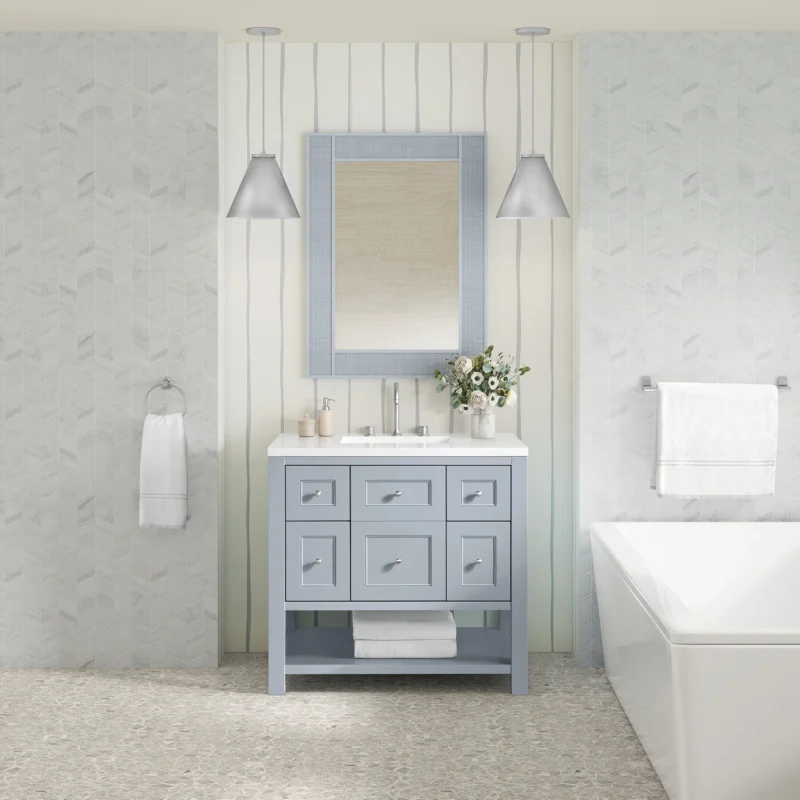 Breckenridge 36" Single Vanity in Serenity Blue