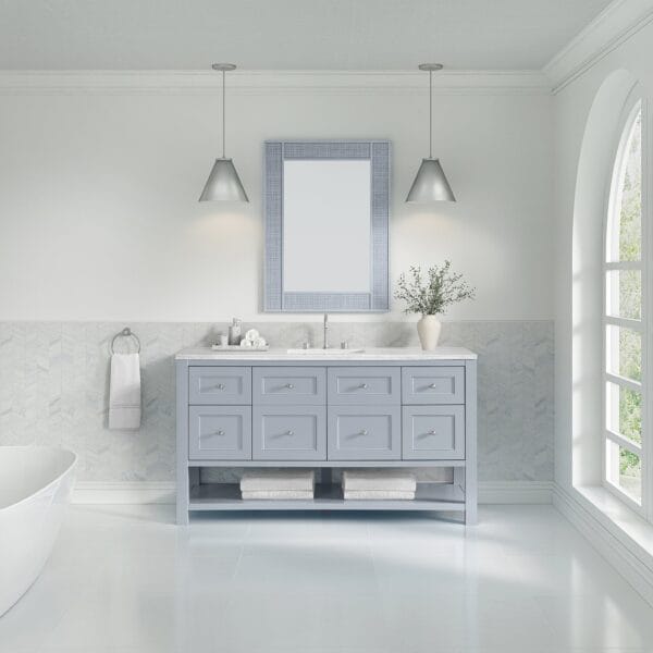 Breckenridge 60" Single Vanity in Serenity Blue