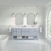Breckenridge 72" Double Vanity in Serenity Blue