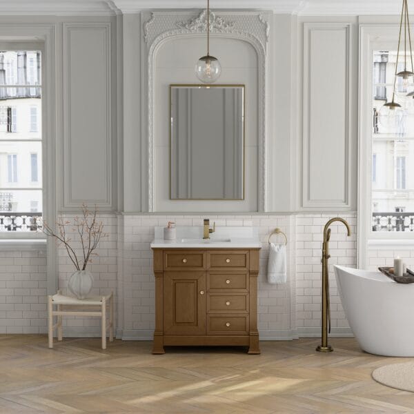 Brookfield 36" Single Vanity in Honey Oak