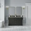 Brookfield 60" Double Vanity in Black Onyx