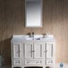 Oxford 48" Antique White Traditional Bathroom Vanity