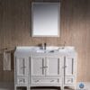 Oxford 54" Antique White Traditional Bathroom Vanity
