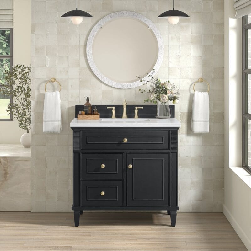 Lorelai 36" Single Vanity in Black Onyx
