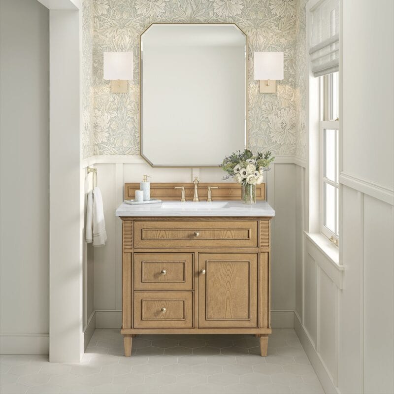 Lorelai 36" Single Vanity in Light Natural Oak