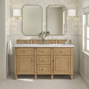 Lorelai 60" Double Vanity in Light Natural Oak