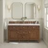 Lorelai 60" Double Vanity in Mid-Century Walnut