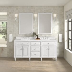 Lorelai 72" Double Vanity in Bright White