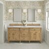 Lorelai 72" Double Vanity in Light Natural Oak