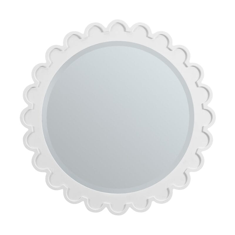 Adelese 32" Round Mirror Bright White