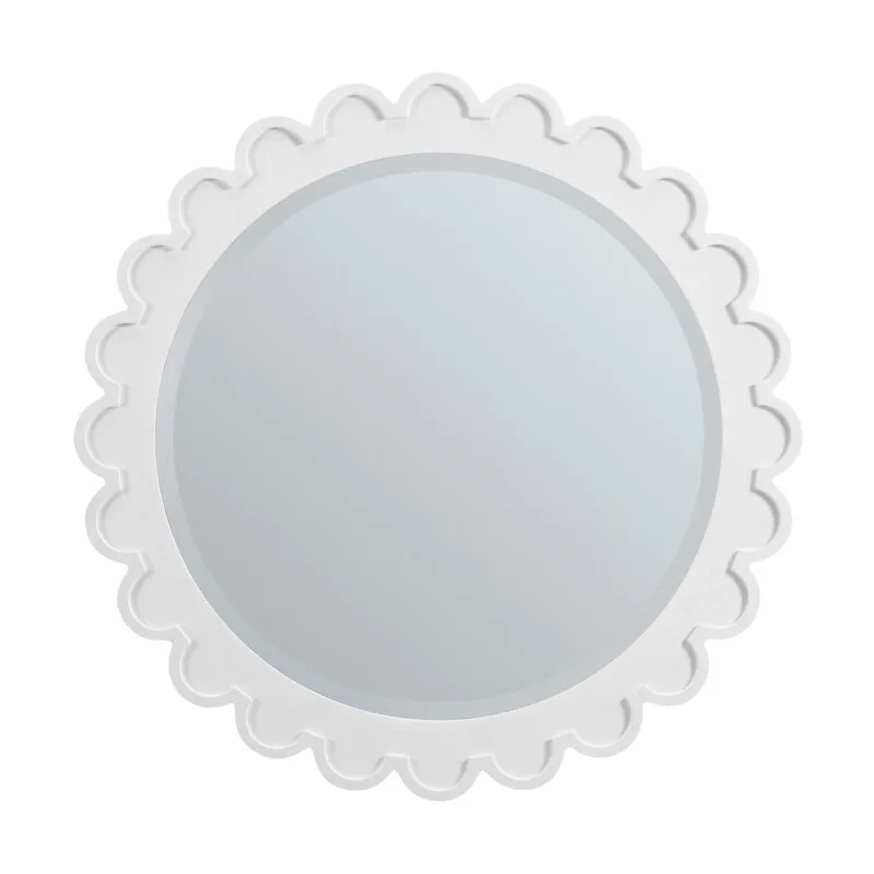 Adelese 32" Round Mirror Bright White