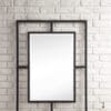 Boston 30" Rectangular Mirror, Matte Black