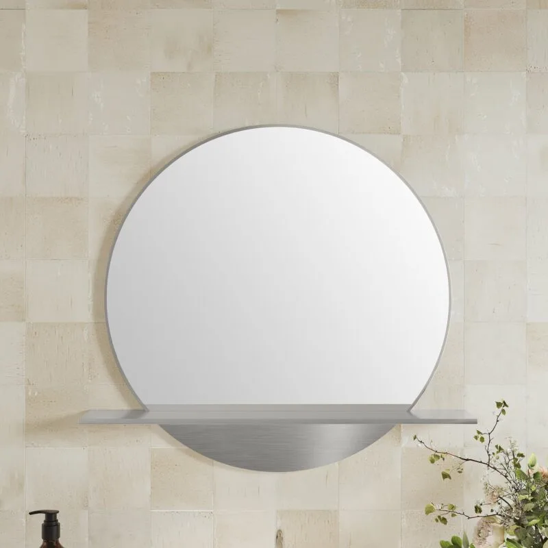 Platform 24" Mirror, Brushed Nickel