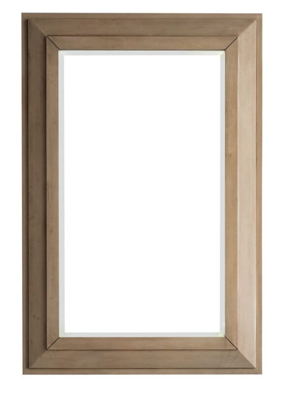 Portland 28" Rectangular Mirror, Whitewashed Walnut