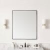 Rohe 36" Rectangular Mirror in Matte Black