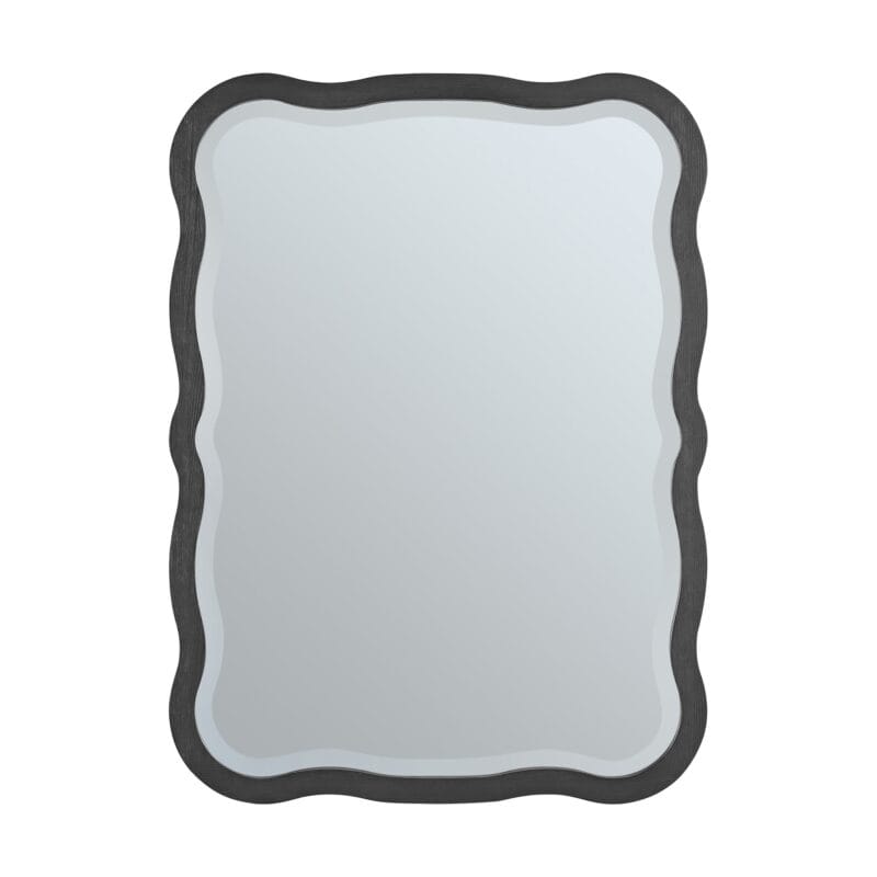 Rowyn 28" Oval Mirror in Carbon Oak