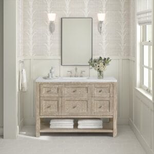 Breckenridge 48" Single Vanity in Whitewashed Oak