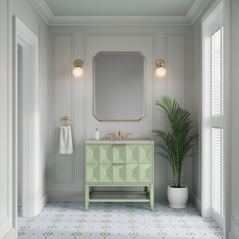Emmeline 36" Vanity in Pistachio