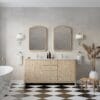 Gracyn 72" Double Vanity in Coastal Driftwood