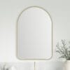 Rohe 24" Arched Mirror in Champagne Brass