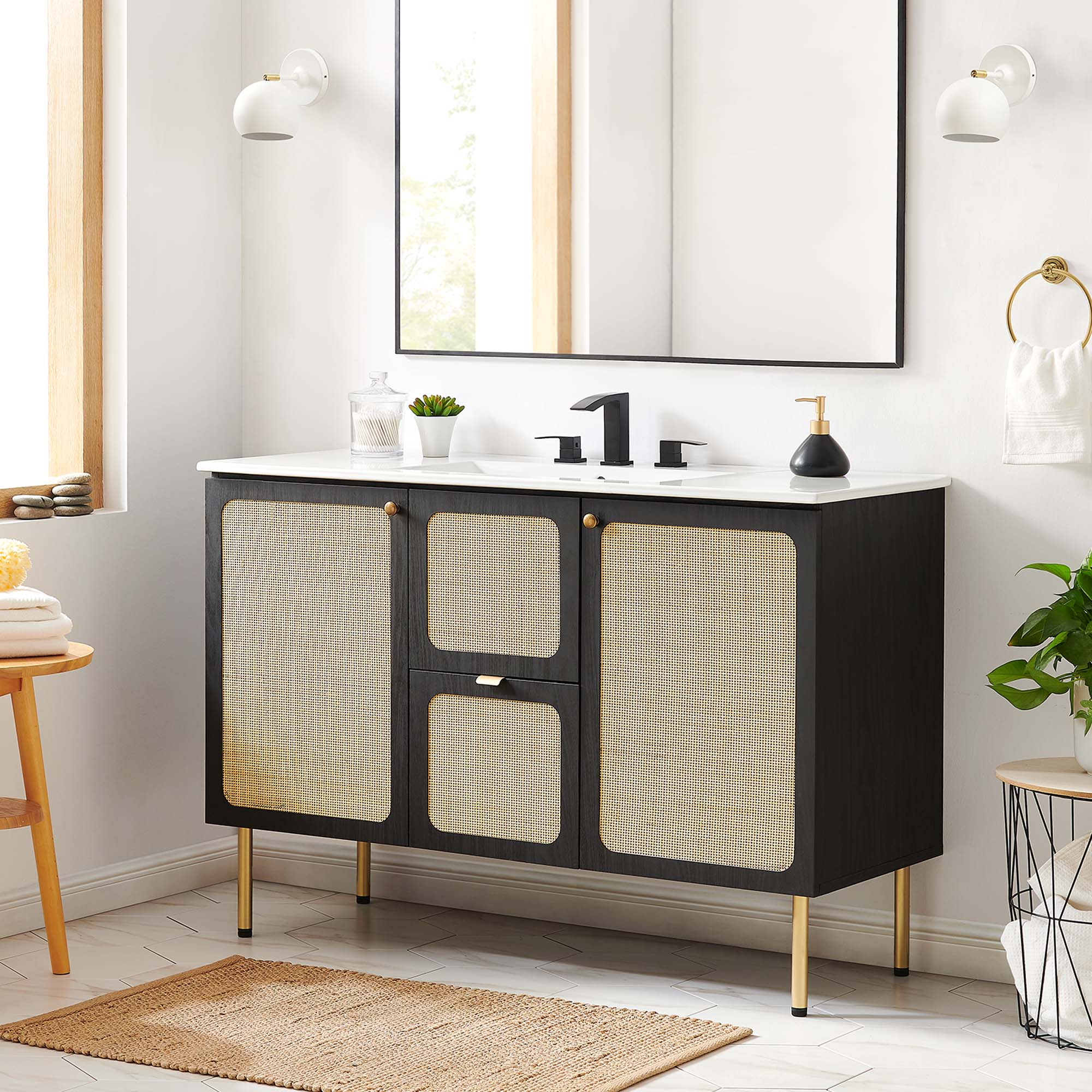 Chaucer 48″ Single Sink Bathroom Vanity