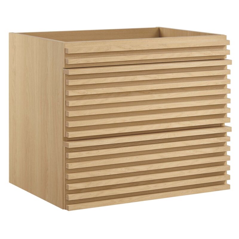 Render 24″ Wall-Mount Bathroom Vanity Cabinet (Sink Basin Not Included)