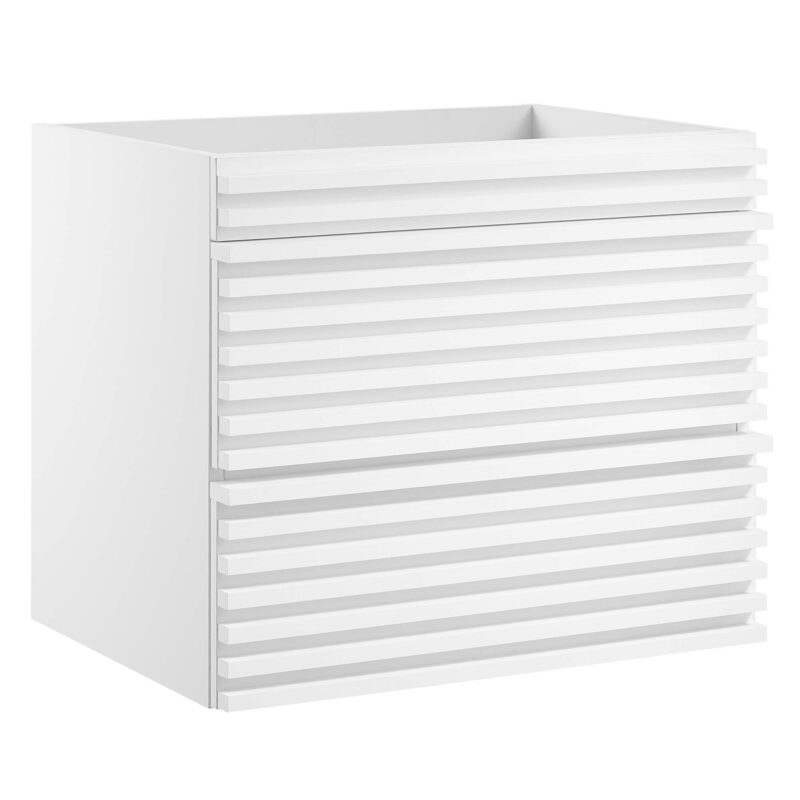 Render 24″ Wall-Mount Bathroom Vanity Cabinet (Sink Basin Not Included)