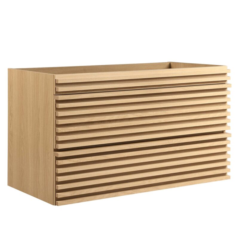 Render 36″ Wall-Mount Bathroom Vanity Cabinet (Sink Basin Not Included)