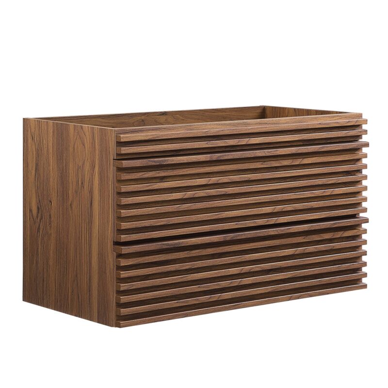 Render 36″ Wall-Mount Bathroom Vanity Cabinet (Sink Basin Not Included)